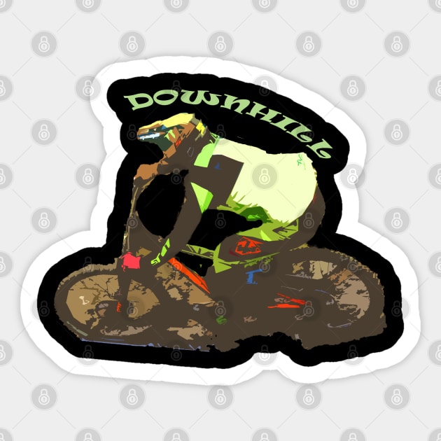 mtb downhill Sticker by rickylabellevie